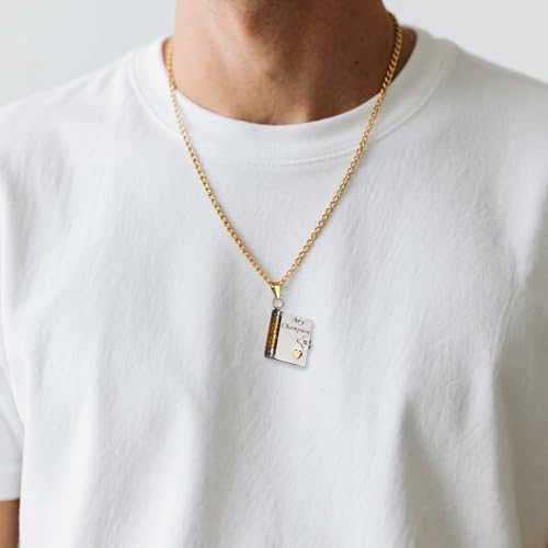 Roe Dolph My Champion Book Necklace For Son Little Star Charm Necklace Personalized Gift Jewelry