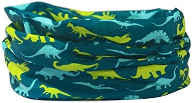Ruffnek DINOSAURS Multifunctional Tube Scarf Neck Warmer Snood - For Children/Adults - Unisex One Size