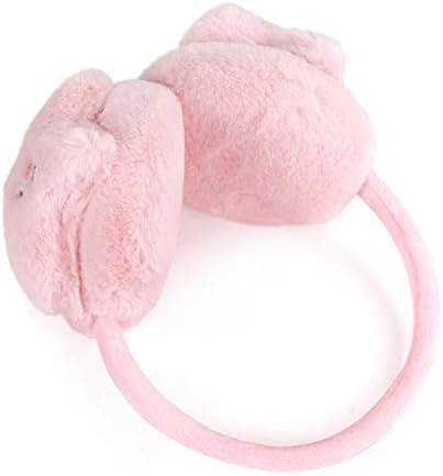 RUIXIA Boys Girls Winter Warm Earmuffs Cute Cartoon Footballs Pattern Earmuff Soft Comfy Plush Earmuff Outdoor Thermal Ear Muffs Ear Warmers Protectors