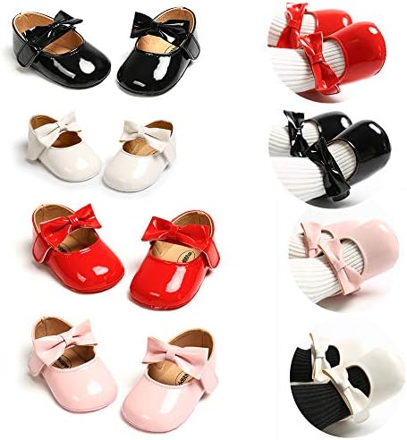 RVROVIC Baby Girl Moccasins Infant Princess Sparkly Premium Lightweight Soft Sole Prewalker Toddler Girls Shoes