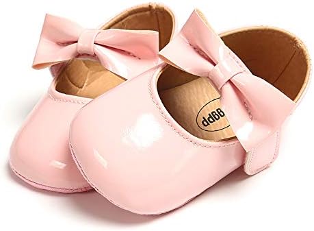 RVROVIC Baby Girl Moccasins Infant Princess Sparkly Premium Lightweight Soft Sole Prewalker Toddler Girls Shoes