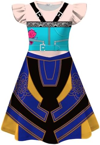 Rzfbeeok Girls Pop Singers Rumi Zoey Dress Up Kids Mira Casual Party Soft Cos Dresses