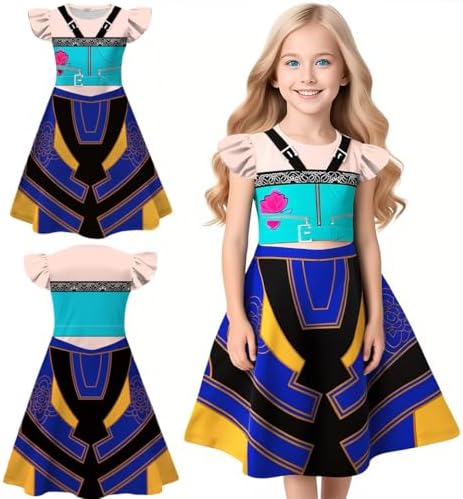 Rzfbeeok Girls Pop Singers Rumi Zoey Dress up Kids Mira Casual Party Soft Cos Dresses