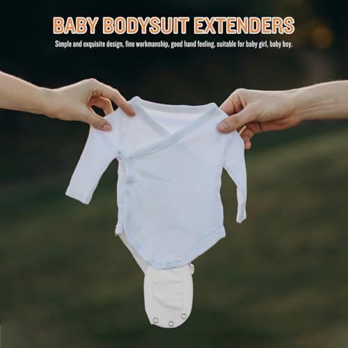 SAFIGLE Extension 5Pcs Cotton Bodysuit Extenders For Baby Clothes Double Layer Design For Comfort And Warmth Assorted Colors For Boys And Girls