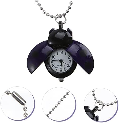 SAFIGLE Pocket Watch Retro Watch For Ladybug Pocket Quartz With Chain Pendant ES For Women ES For Men Classical Mens