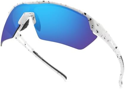 SANSROTT Kids Youth Baseball Sunglasses - Lightweight UV400 Sports Cycling Sunglasses For Boys & Girls