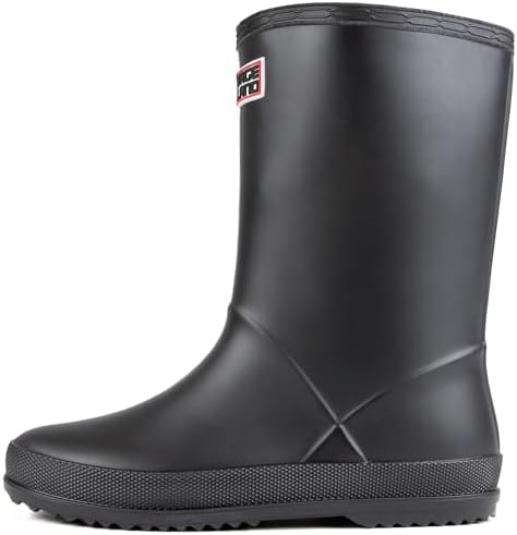 Savage Island Kids Wellies Boys & Girls Waterproof Wellington Boots - Toddler & Children’s Rain Boots - Unisex Welly Shoes