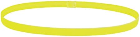 Scicent Elastic Bands For Hair 6 Pieces Sports Headband For Girls Sports Hairbands Non Slip Thin Football Head Bands Running Hair Bands Sweat Bands For Men Women (6 Color) - 069