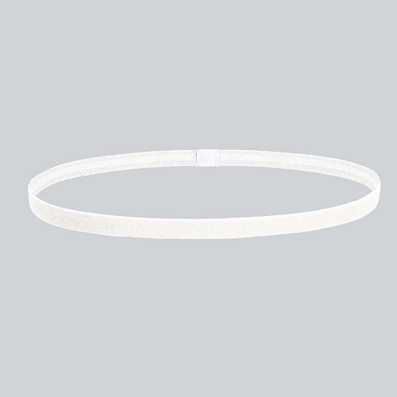 Scicent Elastic Bands For Hair 6 Pieces Sports Headband For Girls Sports Hairbands Non Slip Thin Football Head Bands Running Hair Bands Sweat Bands For Men Women (6 Color) - 069