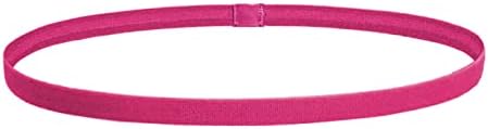 Scicent Elastic Bands For Hair 6 Pieces Sports Headband For Girls Sports Hairbands Non Slip Thin Football Head Bands Running Hair Bands Sweat Bands For Men Women (6 Color) - 069