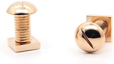 Screw Nut And Bolt Cuff Links Rose Gold Cufflinks