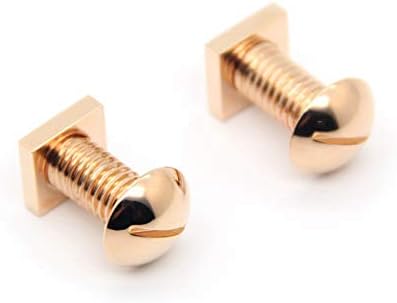 Screw Nut And Bolt Cuff Links Rose Gold Cufflinks