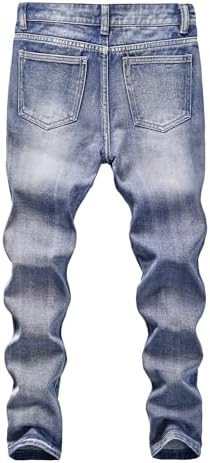 SEAUR Boy's Jeans Kids Denim Pants Boy Skinny Jeans Casual Slim Fit Trouser Age 8-16 Years