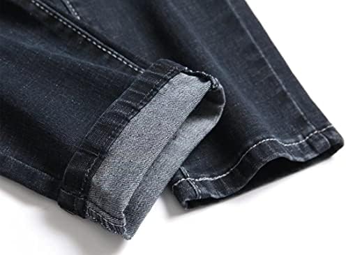 SEAUR - Boy's Jeans Kids Denim Pants Boy Skinny Stretch Jeans Casual Slim Fit Trouser Age 6-14 Years