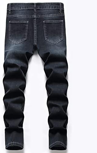 SEAUR - Boy's Jeans Kids Denim Pants Boy Skinny Stretch Jeans Casual Slim Fit Trouser Age 6-14 Years