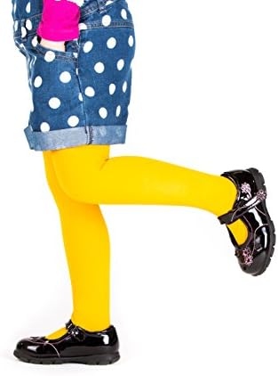 Sentelegri Girls Tights Plain Opaque 40 Denier Age 2-12Years-18 Colours