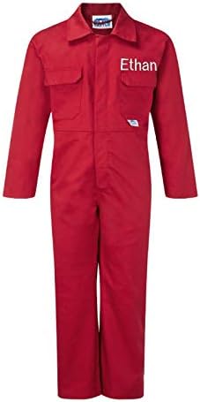 Sew Sew Special Personalised Boys Kids Boiler Suit Overall/Jumpsuit
