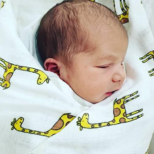 SGAVAHSG Large Muslin Cloths For Baby Boys And Girls 2-Pack 120X120cm Muslin Swaddle Wrapping Blankets Big Muslin Squares And Receiving Blanket For Newborn Infant Essentials