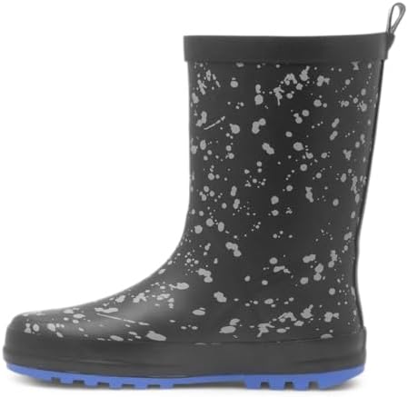 Shoe Zone - Boys Black Dinosaur Welly