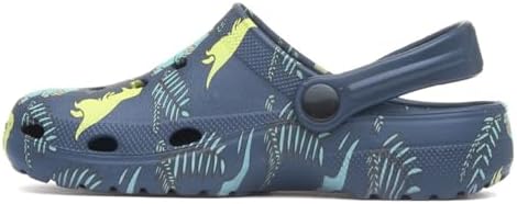 Shoe Zone - Cannock Boys Navy Dinosaur Print EVA Clog