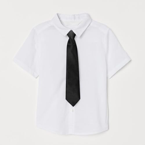 Siliget Pre-Tied Kids Necktie 28cm Elastic Boys Neck Tie Satin Plain Colored Formal Tie For Wedding Kids Graduation Prom Celebration