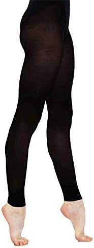 Silky Footless Dance Tights Tan Children and Adults