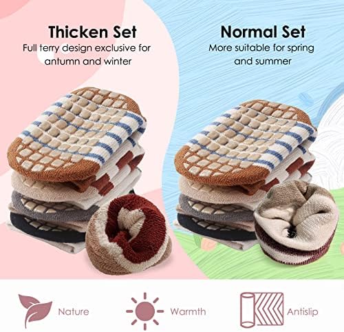 Simpeak Kids Socks 4 Pairs Kids Socks Non Slip Kids Toddler Socks With Grips Children Gift Socks For Boys Girls