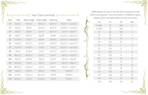 SIRRI Boys Pageboy Tuxedo Dinner Suit 5-4 Piece Complete Wedding Prom Outfit