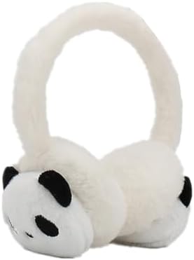 SJTJSPX Kids Ear Muffs Warm Earmuffs Winter Earmuffs Fluffy Plush Ear Muffs Ear Cover Adjustable Size Children's Earmuff Cute&Cartoon Girls Boys Thermal Ear Protectors for Indoor/Outdoor/Ski/Cycling