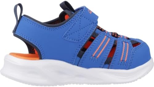 Skechers Boy's Sola Glow Sandal Hyper-Coast Flat