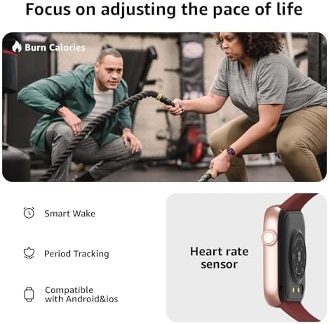 Smart Watch For Men Women Answer/Make Call 1.85" Smartwatch Fitness Watch With Heart Rate Blood Pressure Sleep Monitor 140+Sports IP68 Waterproof Step Counter Watch Compatible With Android IOS