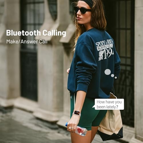 Smart Watch For Men Women Answer/Make Calls 1.83" HD Touch Screen Fitness Watch With Heart Rate/Sleep Monitor Step Counter 123+ Sports Activity Trackers IP67 Waterproof Smartwatch For Android IOS