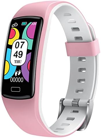 Smart Watch Kids Fitness Tracker - 0.96" Full Touch Smartwatch for Boys Girls Activity Trackers with IP67 Waterproof Blood Pressure Heart Rate Sleep Monitor Step Sports Watches Compatible Android IOS