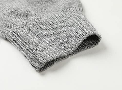 SMILING PINKER Boys Jumper Pullover V Neck School Uniform Kids Plain Sweater