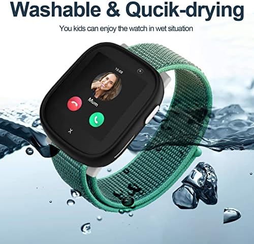 Snyeest Nylon Strap Compatible With XPLORA X6 Play Band Kids Watch Soft Lightweight Breathable Adjustable Replacement Sport Wristband For Boys Girls