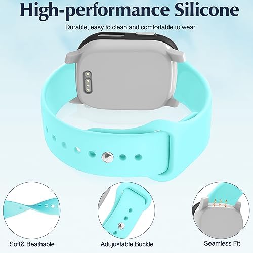 Snyeest Pack Of 3 Sports Bracelet Compatible With Xplora X6 Wristband Replacement Adjustable Silicone Wristbands Soft Watch Strap For X6 Play Boys And Girls