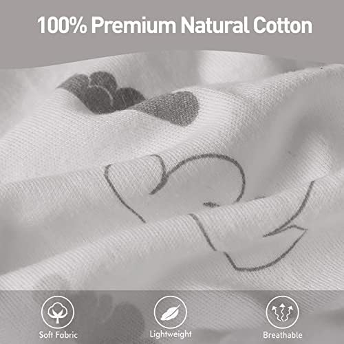 Soarwg Kids Baby Swaddle Blanket Wraps For 0-3 Months Oeko-tex100 Adjustable Newborn Swaddle Set For Baby Boy And Girl Breathable Cotton Fabric Baby Essentials 2 Pack