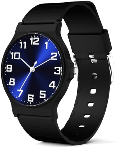 SOCICO Kids Analog Watch Boys Girls Watch 30M Waterproof Sports Watches for Teen for Ages 8-16 Easy to Read Children's Watch Kids Great Birthday Gifts Christmas Day