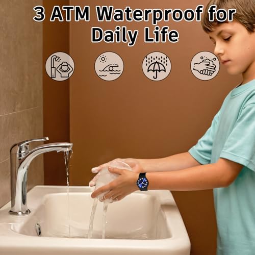 SOCICO Kids Analog Watch Boys Girls Watch 30M Waterproof Sports Watches For Teen For Ages 8-16 Easy To Read Children's Watch Kids Great Birthday Gifts Christmas Day