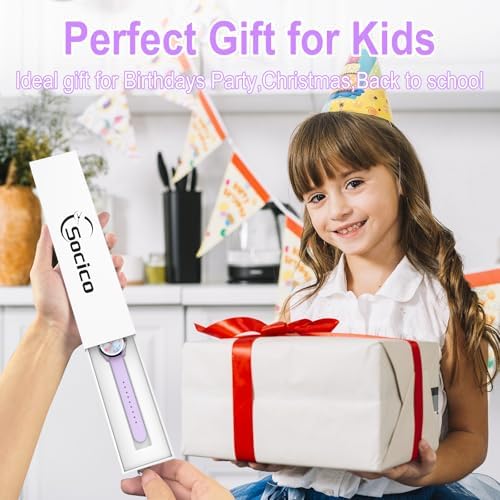 SOCICO Kids Watch Analogue 5ATM/50M Waterproof Wrist Watch Children Girls Boys Teenagers Easy Read Kids Quartz Minimalist Watches For 8-18 Years