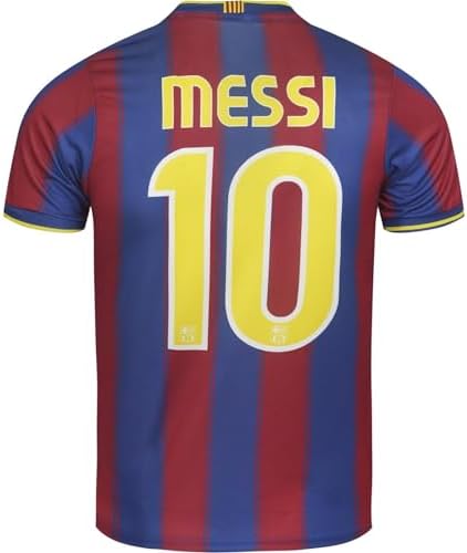 Soft Gardin Barcelona Kids Vintage 2009 Leo #10 Ronaldinho 2005 Limited Edition Home Football Jersey Shorts Socks Gift Set Retro Youth Sizes