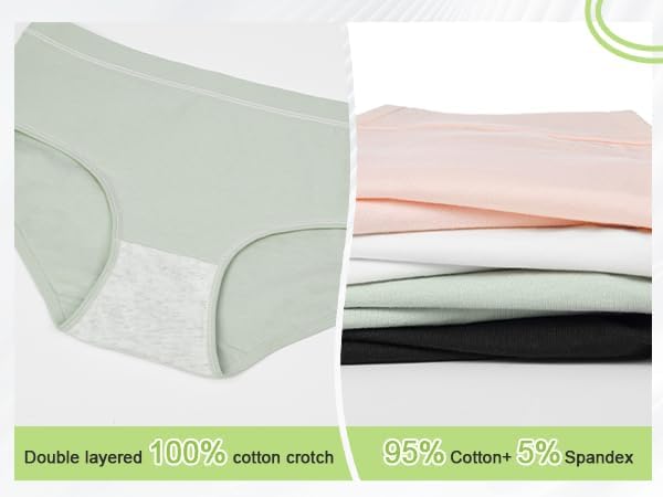 Soleurfe Girls Pants For Age 10-16 Teen Girls Knickers Soft Mid Waist Teenager Underwear For Daily Wear At Home School