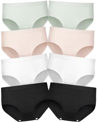 Soleurfe Girls Pants for Age 10-16 Teen Girls Knickers Soft Mid Waist Teenager Underwear for Daily Wear at Home School