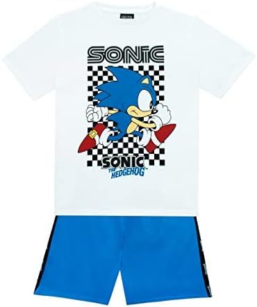 Sonic The Hedgehog Boys T-Shirt and Shorts Set Kids Gaming Outfit