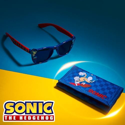SONIC THE HEDGEHOG Boys UV Protection Sunglasses And Trifold Wallet Set
