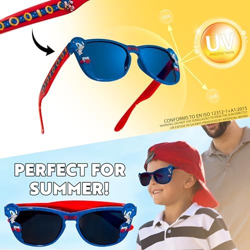 SONIC THE HEDGEHOG Boys UV Protection Sunglasses And Trifold Wallet Set