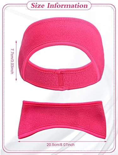 Sosation Pack Of 12 Children's Ear Warmers Fleece Winter Headbands Stretch Warm Running Headbands Cold Weather Earmuffs Sport Warm Earmuffs For Boys Girls Yoga Skiing Riding Black Dark Blue Light