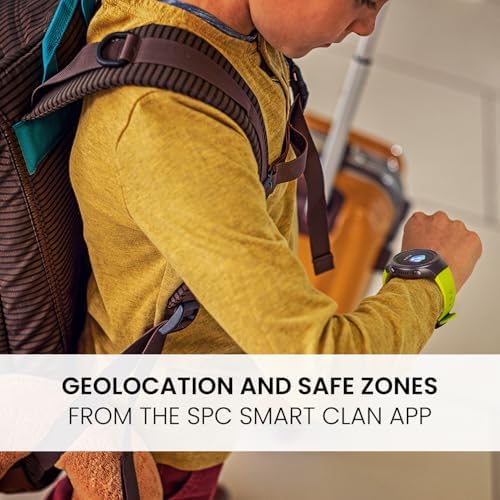 SPC Smartee 4G Junior - Smartwatch For Children With GPS Video Calls And SOS Button 1.2” Screen Double Strap Blue And Black And Tracker Mode School Mode Management From Smart Clan App