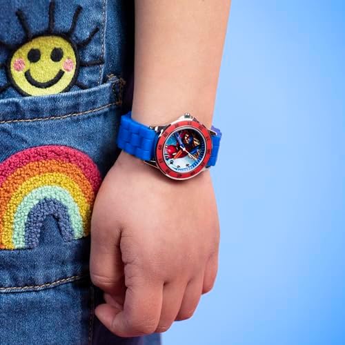 Spiderman Boy's Analogue Analog Quartz Watch With Silicone Strap SPD9048