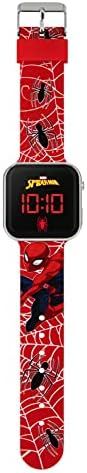 Spiderman Boy's Digital Quartz Watch With Silicone Strap